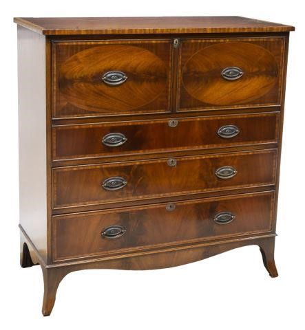 ENGLISH SHERATON STYLE MAHOGANY