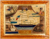 ENGLISH SHIP WOOLIE, 19TH C.En