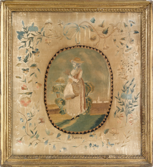 English silk embroidery early