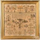 ENGLISH SILK ON LINEN ADAM AND