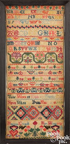 ENGLISH SILK ON LINEN BAND