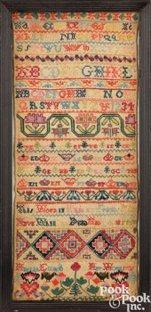 ENGLISH SILK ON LINEN BAND SAM