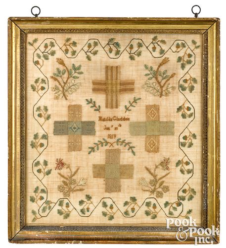 ENGLISH SILK ON LINEN DARNING