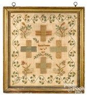 ENGLISH SILK ON LINEN DARNING