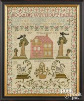 ENGLISH SILK ON LINEN NEEDLEWO
