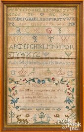 ENGLISH SILK ON LINEN NEEDLEWO