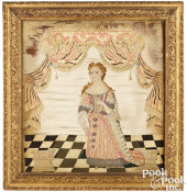 ENGLISH SILK ON SILK NEEDLEWOR