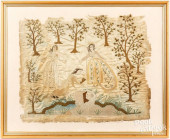 ENGLISH SILK ON SILK NEEDLEWOR