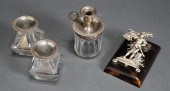 ENGLISH SILVER AND CUT-GLASS T