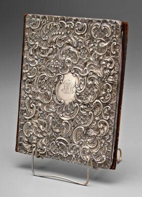 English silver and leather