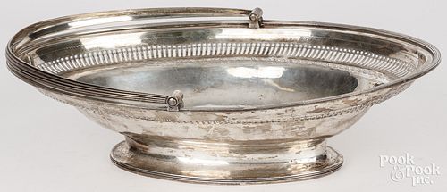 ENGLISH SILVER BASKET 1802-3