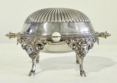 ENGLISH SILVER BUTTER DISHEnglish