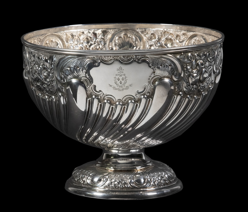ENGLISH SILVER CENTERPIECE BOWL
