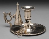 English Silver Chamber Candles
