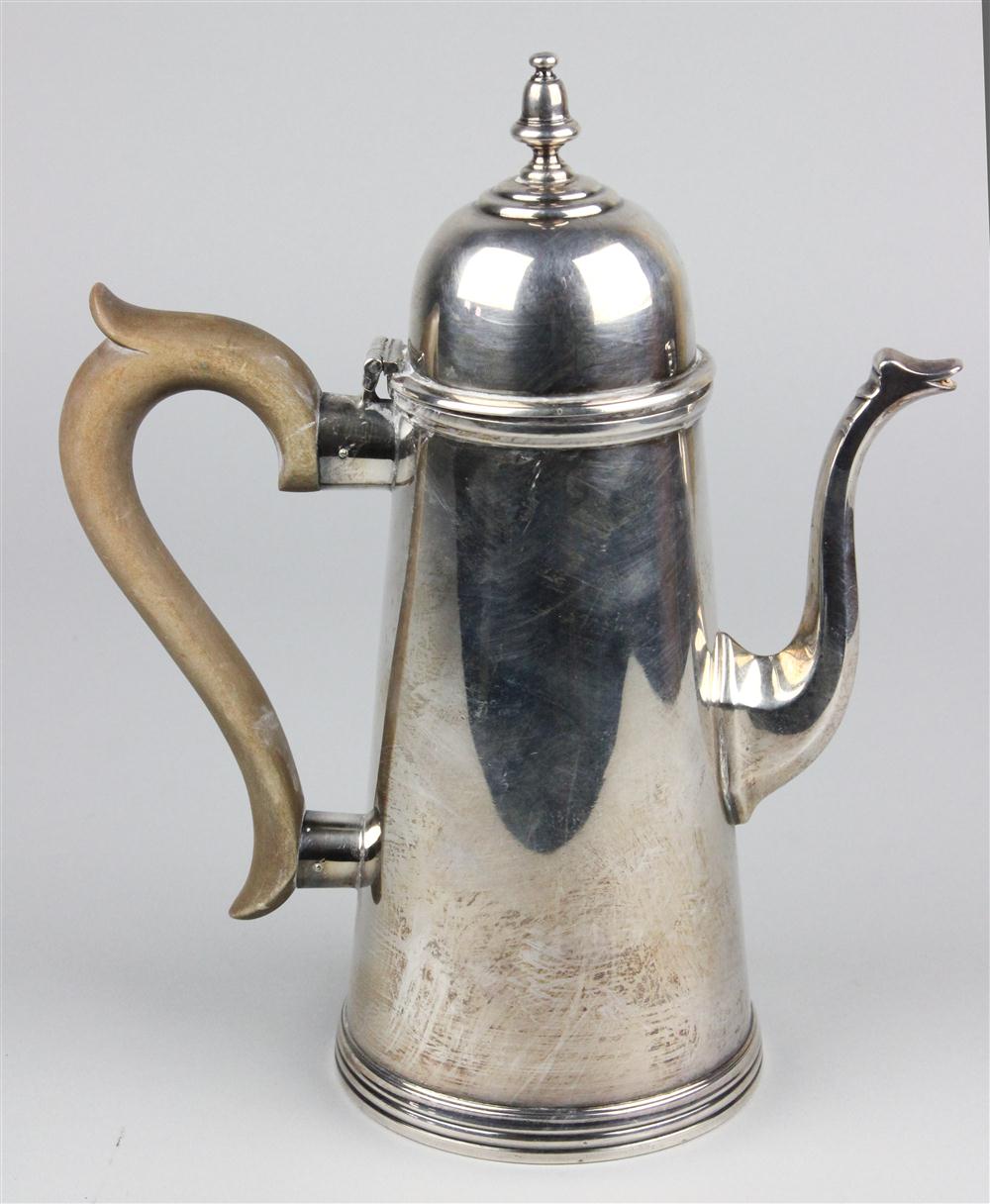 ENGLISH SILVER COFFEE POT London