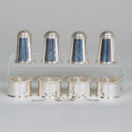 ENGLISH SILVER CONDIMENT SETEach