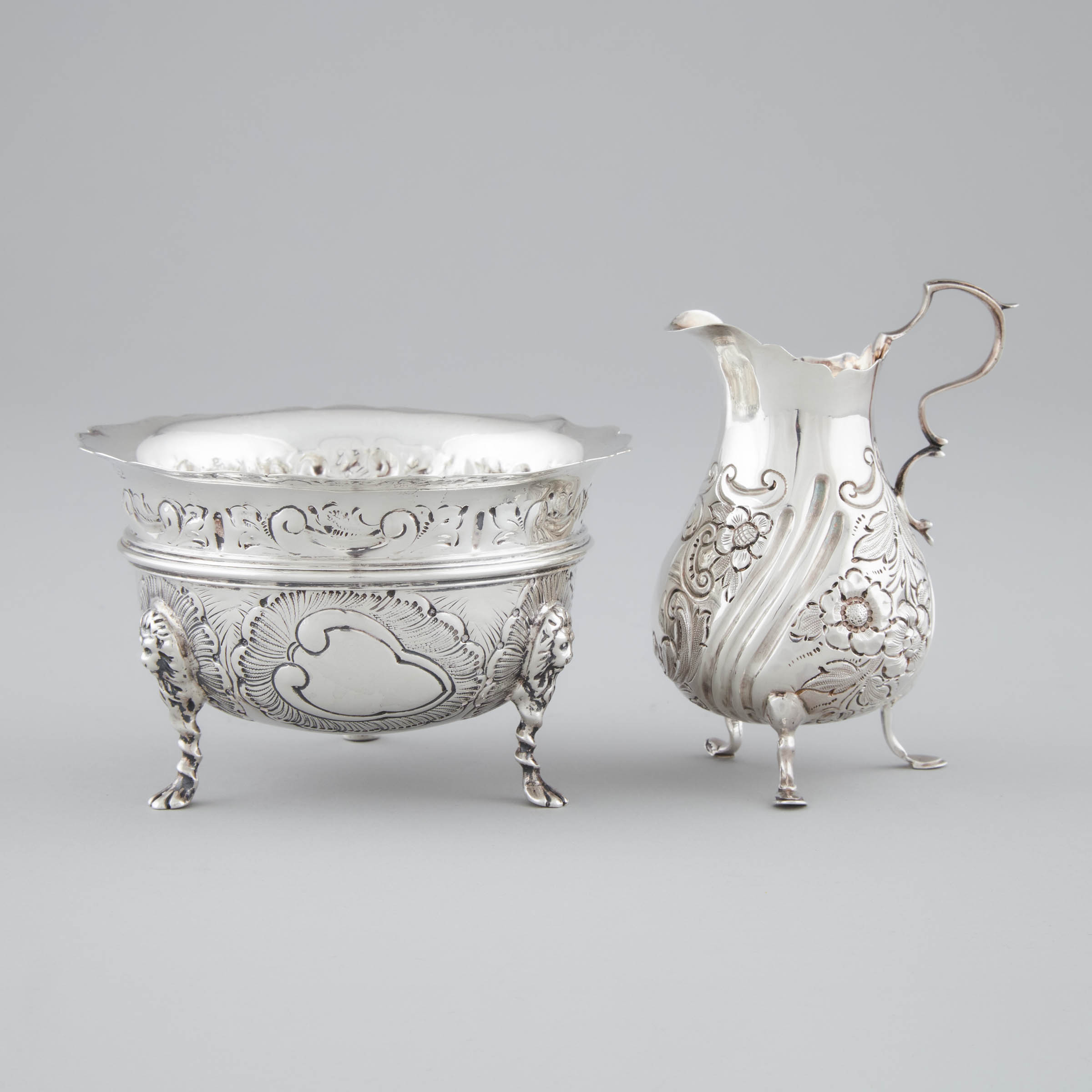 English Silver Cream Jug and