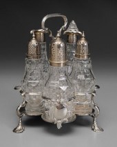 English Silver Cruet Set Londo