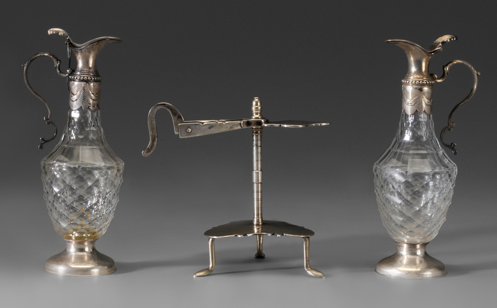 English Silver Cruets, German Wax