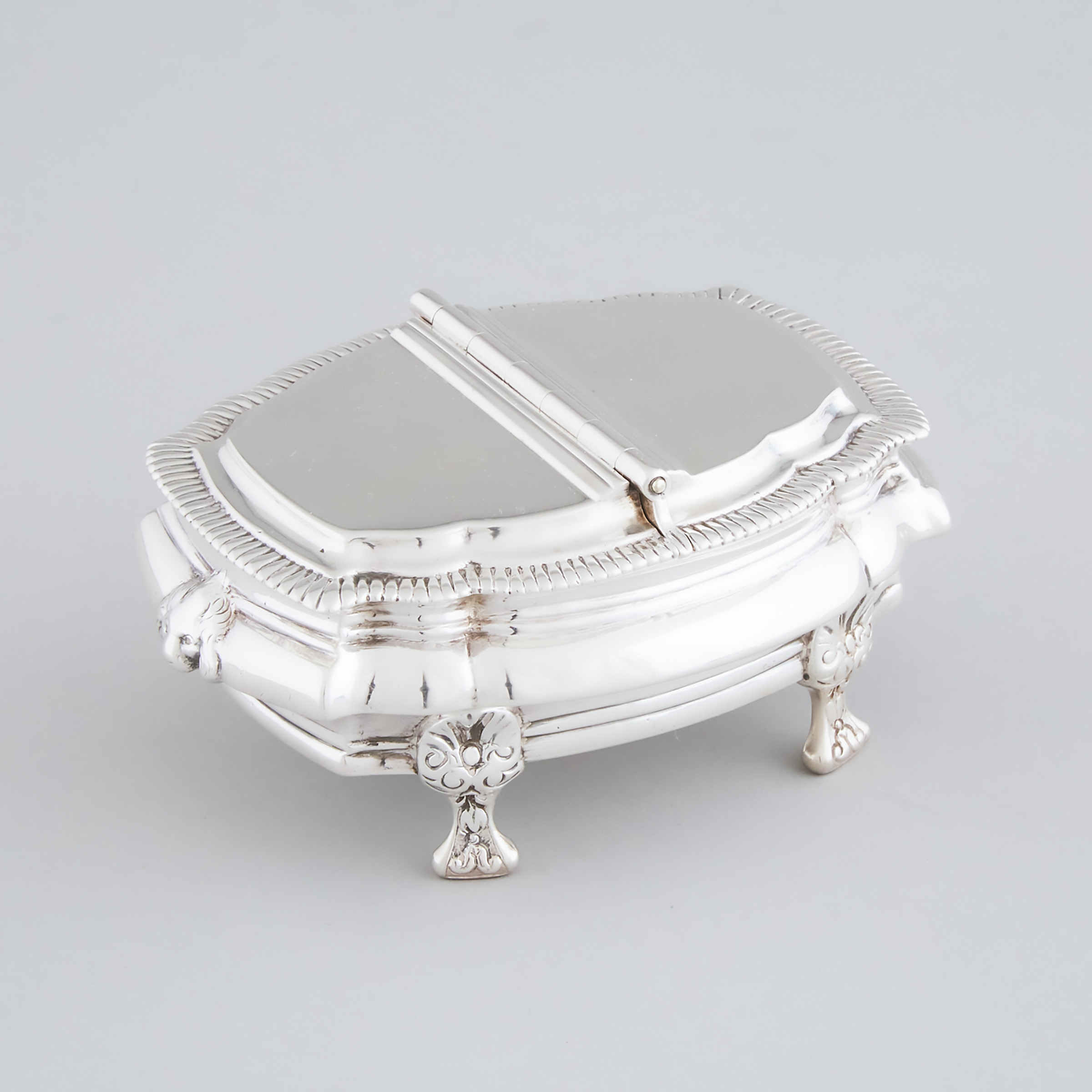 English Silver Double Sided Spice
