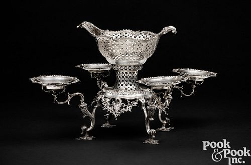 ENGLISH SILVER EPERGNE,
