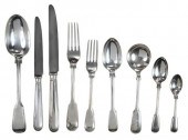 ENGLISH SILVER FLATWARE SERVIC