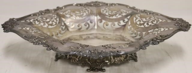 ENGLISH SILVER FOOTED COMPOTE,