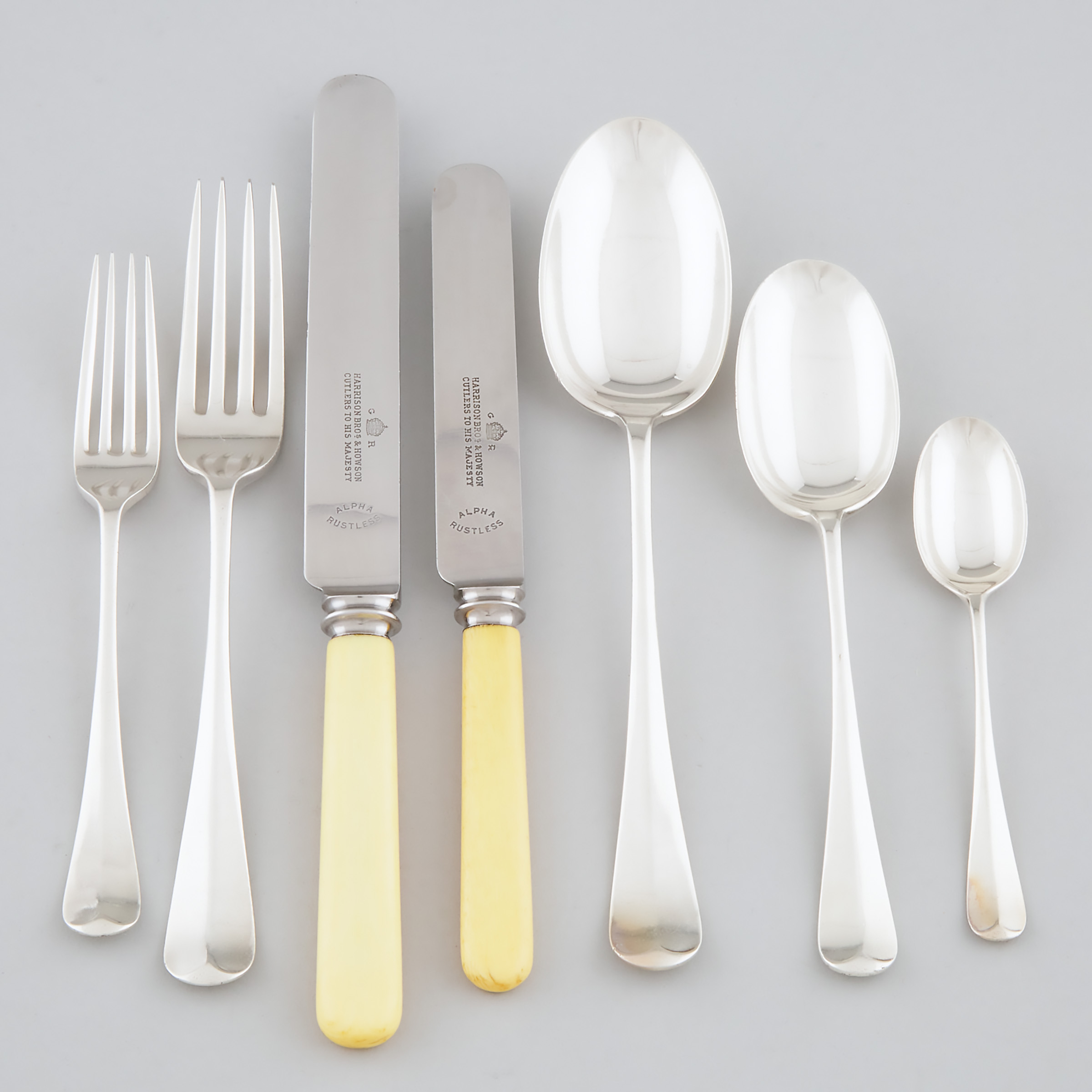 English Silver Hanoverian Pattern
