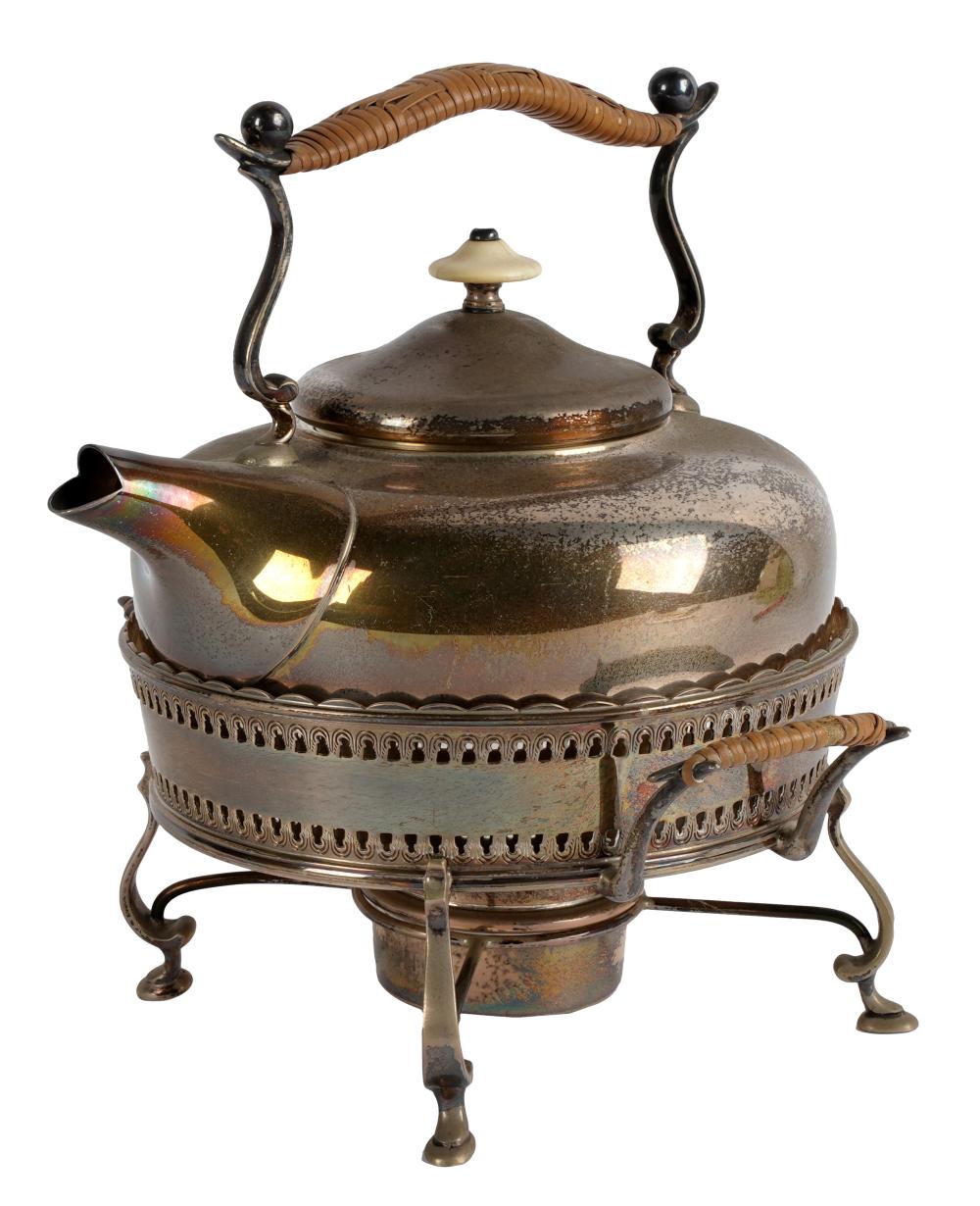 ENGLISH SILVER KETTLE WITH