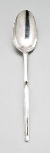 English silver marrow scoop, o