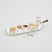 English Silver Miniature Coffe