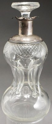 ENGLISH SILVER MOUNTED CUT CRY