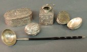 English silver nutmeg grater i