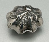 English silver nutmeg grater,
