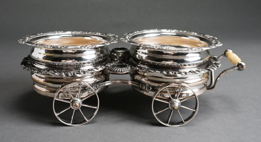 ENGLISH SILVER ON COPPER COASTER