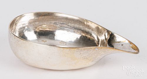 ENGLISH SILVER PAP BOAT, CA.