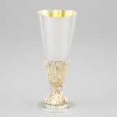 English Silver Parcel-Gilt Chi