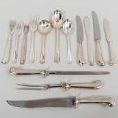 ENGLISH SILVER PART FLATWARE S