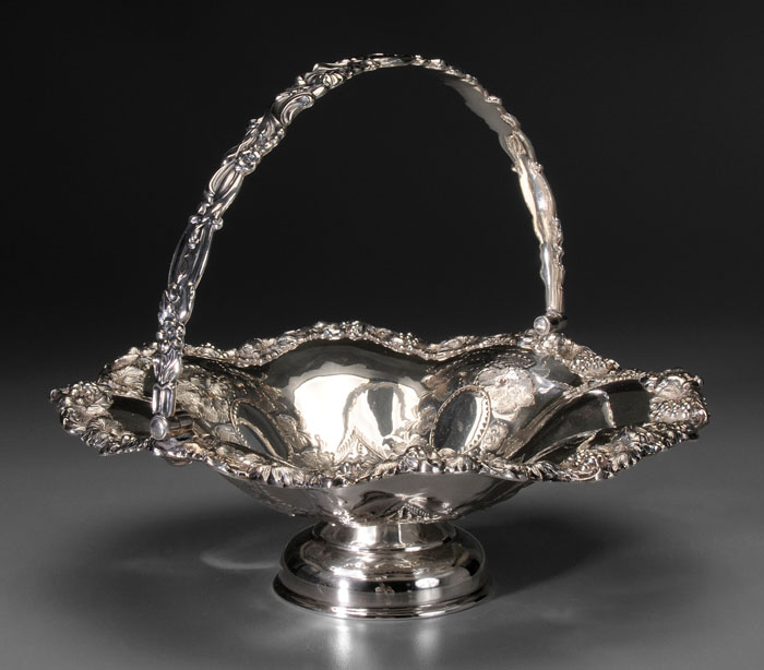 English Silver-Plate Basket