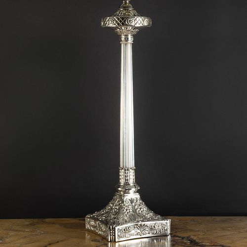ENGLISH SILVER PLATE COLUMNAR