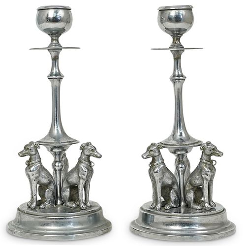 ENGLISH SILVER PLATE FIGURAL DOG