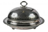 ENGLISH SILVER PLATE MEAT COVE