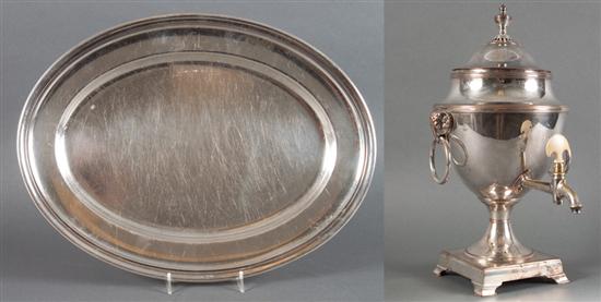 English silver plate on copper
