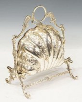 ENGLISH SILVER PLATE SHELL MUF