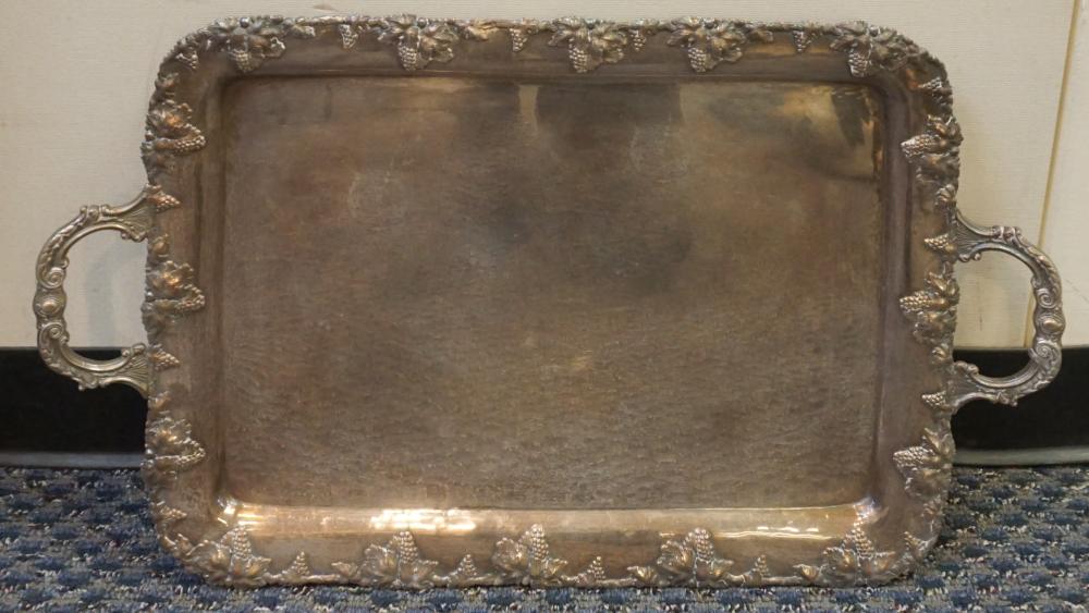 ENGLISH SILVER PLATE TWO-HANDLE