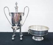 ENGLISH SILVER PLATE WATER URN