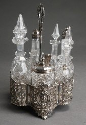 ENGLISH SILVER-PLATED AND CUT