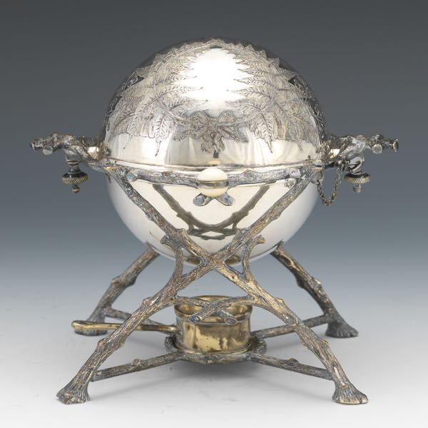 ENGLISH SILVER PLATED EGG CODDLER