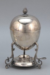 ENGLISH SILVER PLATED EGG CODD