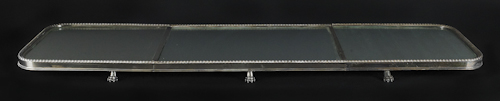 English silver plated mirrored